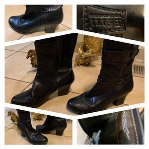 BORN  black heel boots